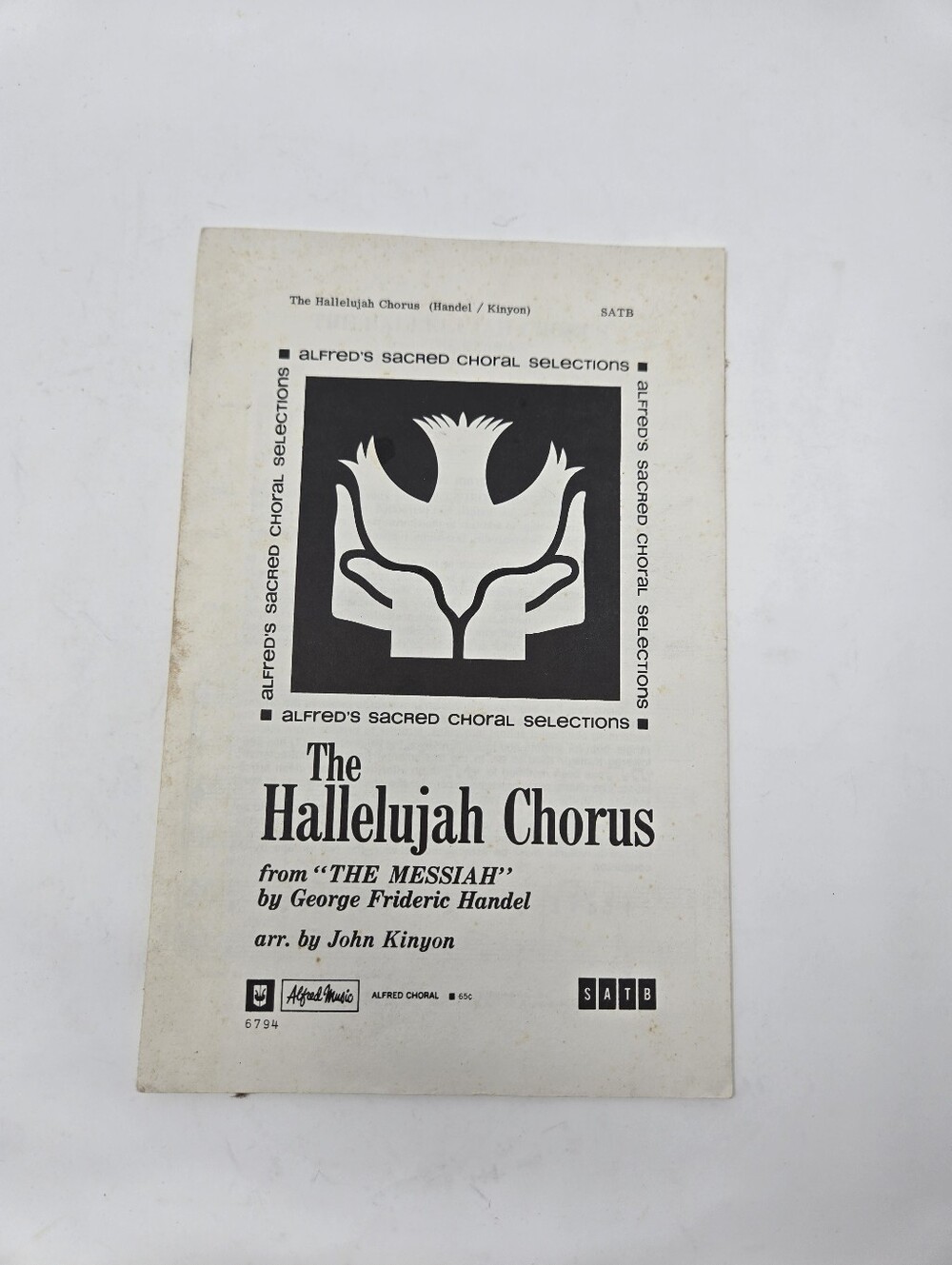 The Hallelujah Chorus From The Messiah Handel Alfreds Sacred Choral Selection
